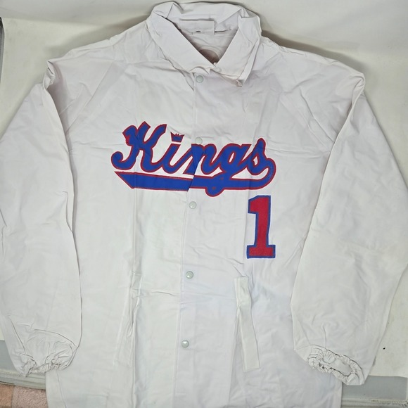 Vintage Kansas City Kings Rain Jacket Youth Large NBA Stadium Giveaway 1970s - Picture 5 of 15